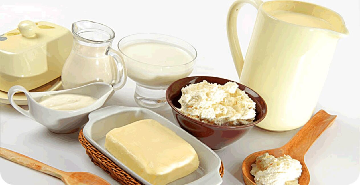 mliječni proizvodi za giht