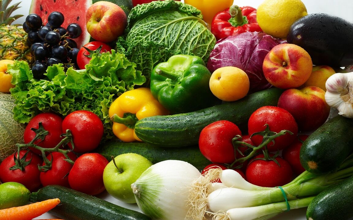 voće i povrće za giht